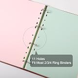 Thboxes File Dividers A4 3 Pack 12 Part Multi Hole Punched Colourful view 5