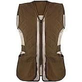 Avizon Adjustable Shooting Vest, Unisex Mesh Shooting Range Vest with Moveable Shoulder Pad for Adults