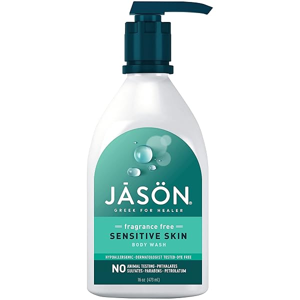 JASON SENSITIVE SKIN FRAGRANCE FREE BODY WASH, FOR...