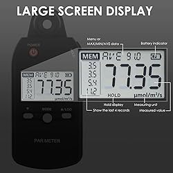 Quantum PAR Meter Full-Spectrum High Precision PPFD