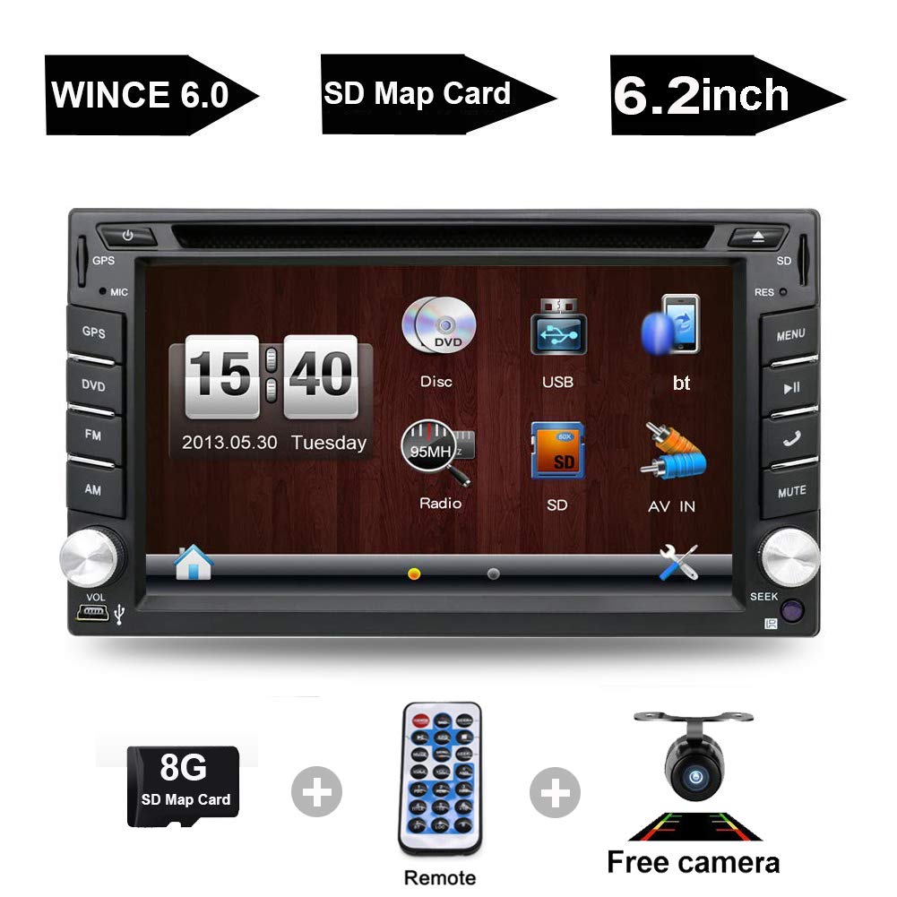 Amazon.com: Navigation Seller - Privileged Sale Universal Car Double Din  In-Dash GPS Navigation With Touch Screen & Free Backup Camera: GPS &  Navigation