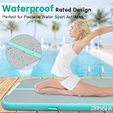 PPXIA Gymnastics Inflatable Tumbling Mat 3M-6M with Pump Green 300x100x10 cm view 5