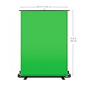 Elgato Green Screen — Collapsible chroma key panel for background removal with auto-locking frame, wrinkle-resistant chroma-green fabric, aluminum hard case, ultra-quick setup and breakdown