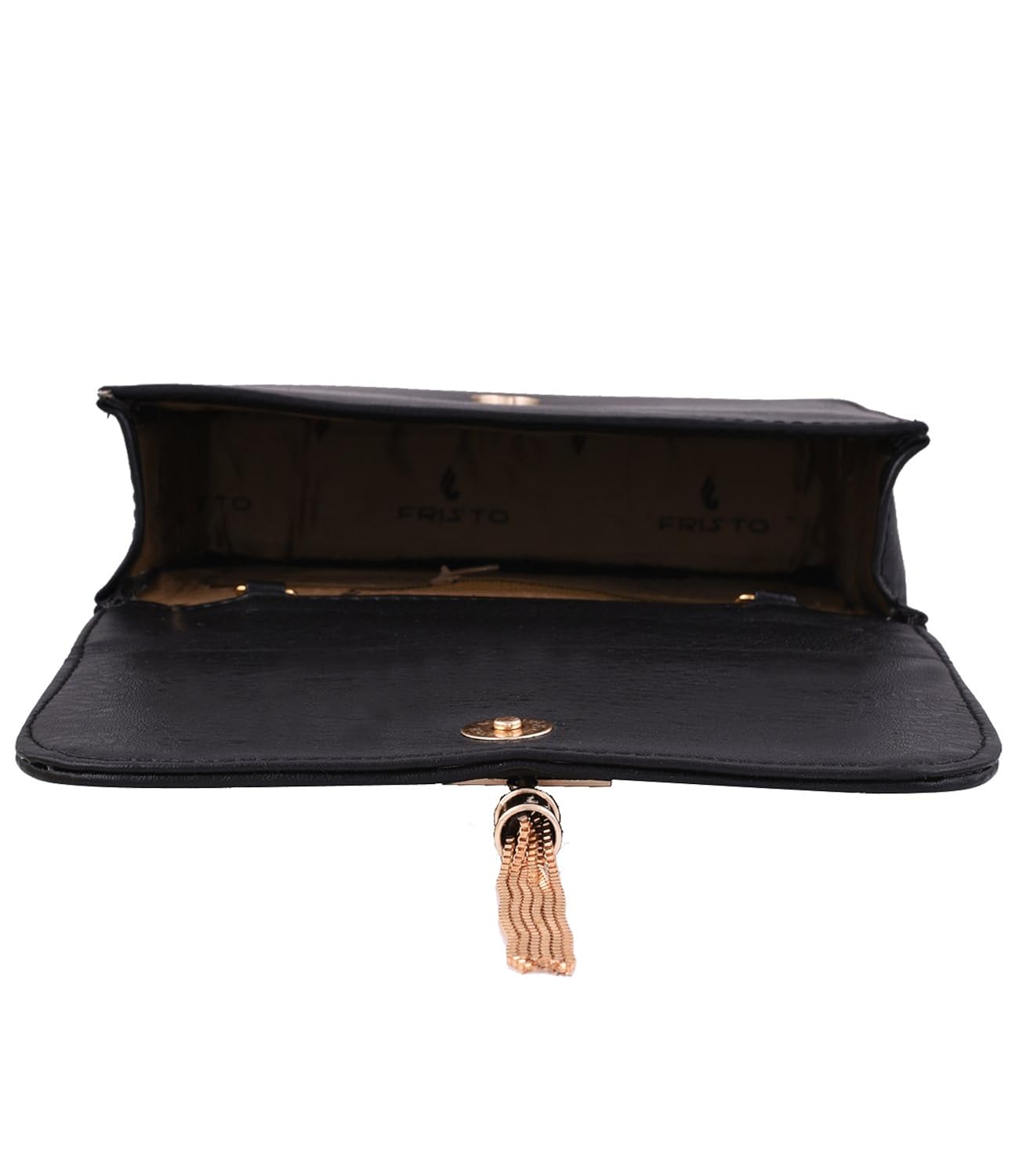 fristo women's slingbag (frsb-066, black)