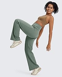 G4Free Womens Wide Leg Pants Yoga Pants with Pocket