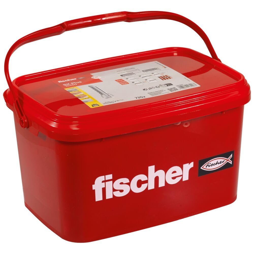 fischer 567900 SX Plus Expansion Wall Plug, 10mm x 50mm, Tub of 720 Plugs — image 1