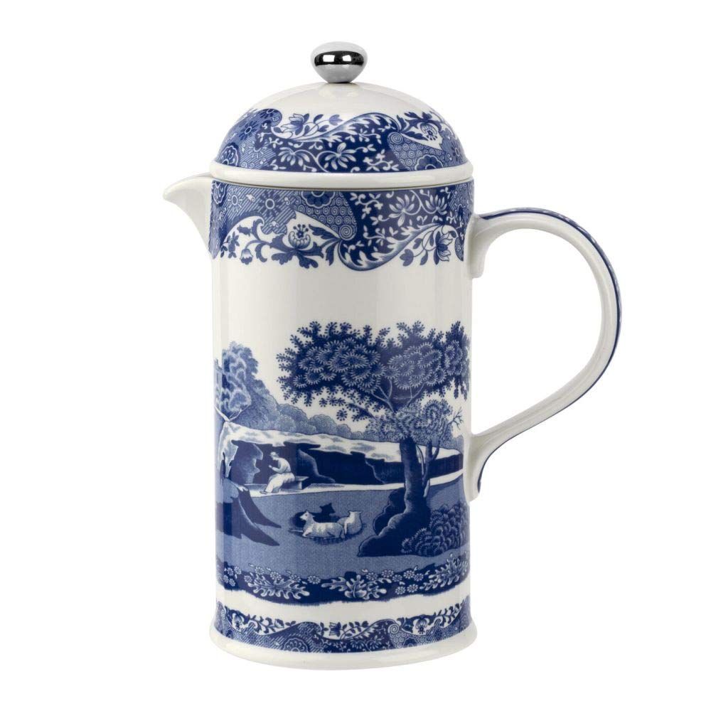 Spode Blue Italian Cafetiere 28 Oz.