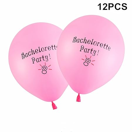 Ccinee Bachelorette Party 12pcs Hen Night Party Balloons Hen