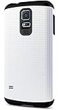 Spigen Slim Armor Galaxy S5 Case with Air Cushion Technology and Hybrid Drop Protection for Samsung Galaxy S5 2014 - Shimmery White