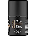 stubble & stache Hydrating Beard Oil for Men – Dual-Use Face & Beard Moisturizer & Conditioner with Baobab, Jojoba & Argan – Softens Hair, Stops Itch & Dry Skin – Lightweight Non-Greasy Oil, 1 fl oz