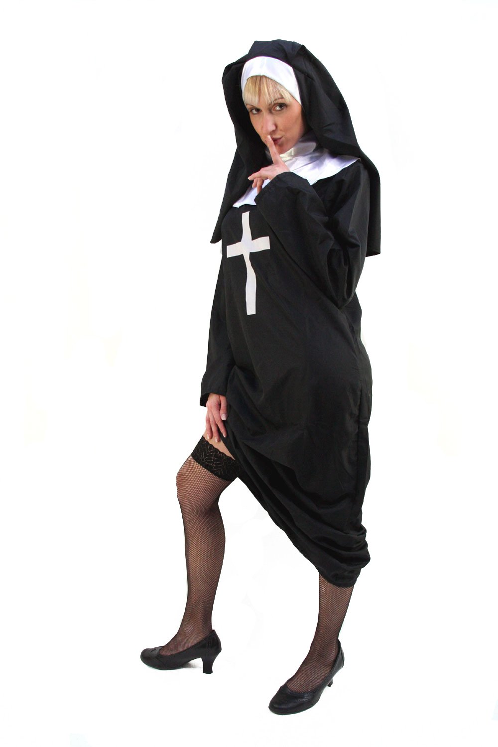 Wig Me Up Women's Nun Sister Mother Superior Halloween Costume Size 12 (S)