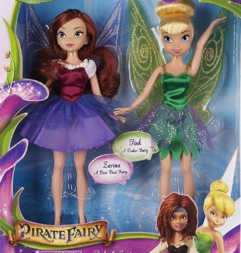 Disney Fairies, The Pirate Fairy Exclusive Doll Set, Tink & Zarina, 9 Inches by Disney