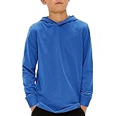 Haloumoning Boys Fashion Hoodies Kids Long Sleeve Hooded Sweatshirts 5-14 Years