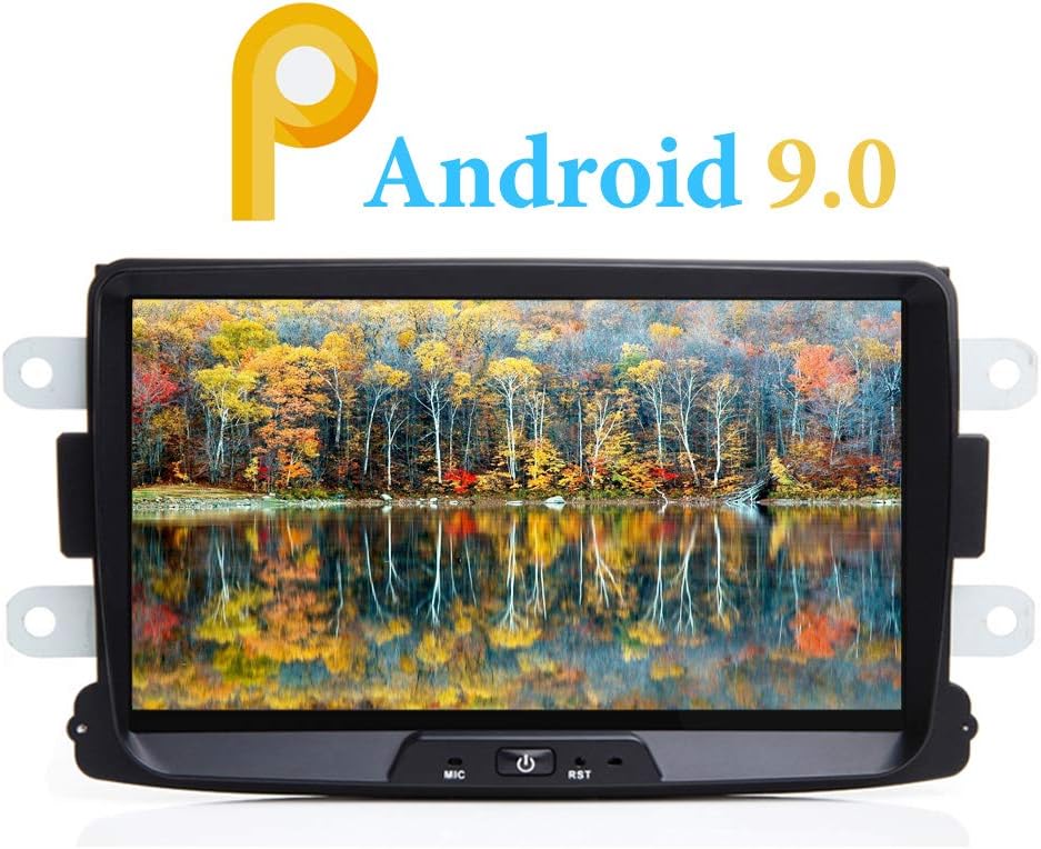 XISEDO Android 9.0 Car Stereo 8" Quad Core In-Dash Head Unit Sat Nav Car GPS Navigation for Dacia Sandero/Renault Duster/Logan 2 (Car Radio)