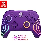 PDP Afterglow Wave Wireless RGB Gaming Controller - Nintendo Switch/Switch Lite/Switch - OLED Model, Nintendo Switch 2, LED L
