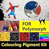 Colouring Pigment Kit | for Polymorph Pellets Plastimake Moldable Thermoplastic