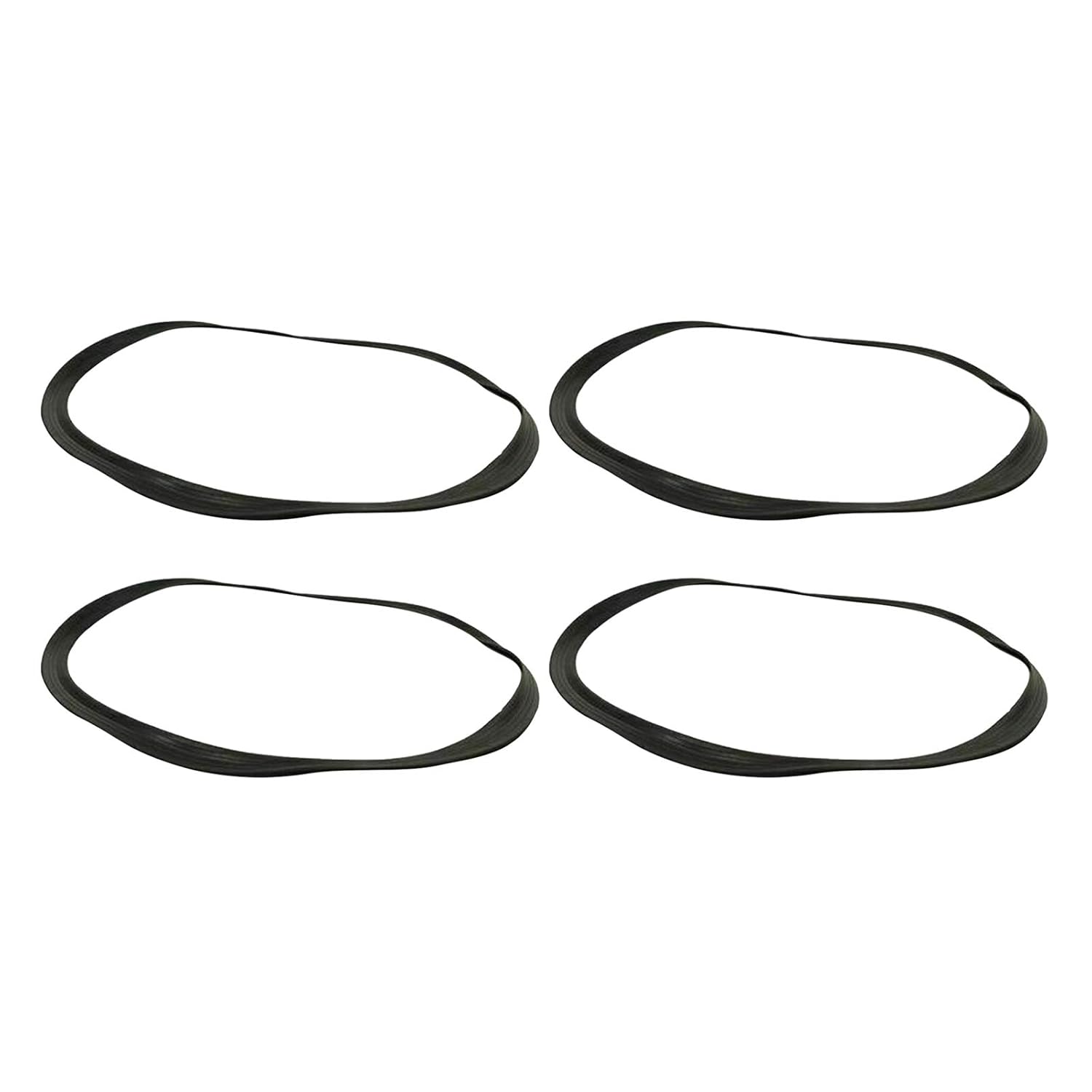 joyMerit 4 X Salon Chair Hydraulic Base Equipment Floor Protective Rubber Gasket: Beauty