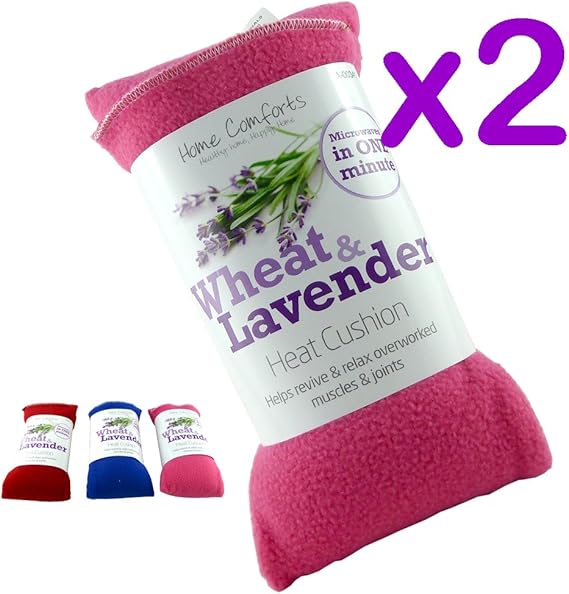 LAVENDER MICROWAVE HEAT WHEAT BAG CUSHION PAIN RELIEVER WHEAT BAG