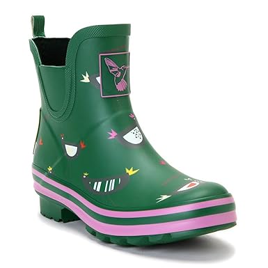 Womens Ankle Wellies - Chicken Meadow Wellies - Evercreatures