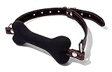 BDSM Bondage Dog Bone Silicone Open Mouth Bite Gag