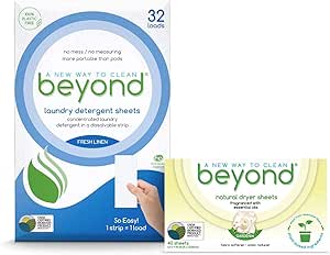 Beyond Natural Laundry and Dryer Sheet Combo Pack - Certified Biobased