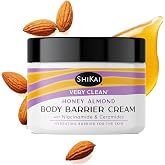 ShiKai Very Clean Moisturizing Body Barrier Cream (Honey Almond, 4.5 oz) | Hydrating Barrier for the Skin | With Niacinamide, Ceramides, Shea Butter