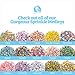 Sweets Indeed Sprinkles, Edible Sprinkle Mix, Perfect for Cake Decorations, Baking, Ice Cream, Cookies, Cupcake Topper, 6.5 ounces (Pastel Clouds)