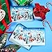Blulu Christmas Pass The Parcel Game 18 Rhyme Cards Christmas Games for Families Children Christmas Party Favor Xmas