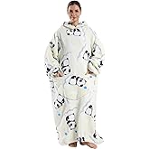 NAITEWELSE Wearable Blanket Hoodie for Adults - Oversized Soft Warm Blanket Sweatshirt, Gifts for Women & Men