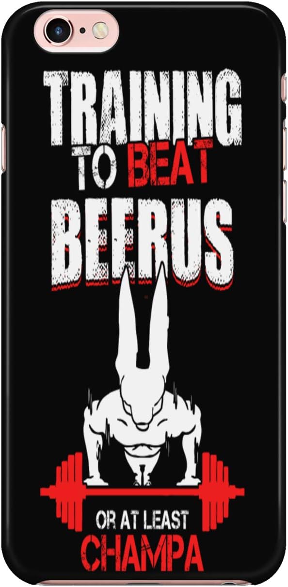 iPhone 6/6s Case, Beerus' Third Training Fight Case for Apple iPhone 6/6s, Training to Beat Beerus iPhone Case (iPhone 6/6s Case - Black)