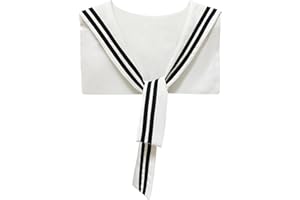 HoosaiyWoo Sailor Collars Scarf for Women Top Fake Collar Necklaces Sailor Shawl wraps Match Sweater Shirt Dress