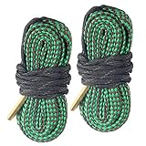 AIRSSON 2pcs Bore Cleaner Snake Pistol Rifle Shotgun Gun Cleaning Rope Kit for .22 Cal .223 Cal & 5.56mm