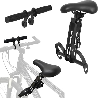 Gekufa Front Mounted Kids Bike Seat for Mountain Bikes 48 Lbs