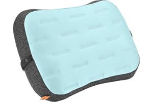 TREKOLOGY Inflatable Beach Pillow – Portable Beach Chair Pillow with Adjustable Strap & Sand Bag for Stability, Washable Cover, and Ergonomic Support for Ultimate Relaxation ALUFT Mint