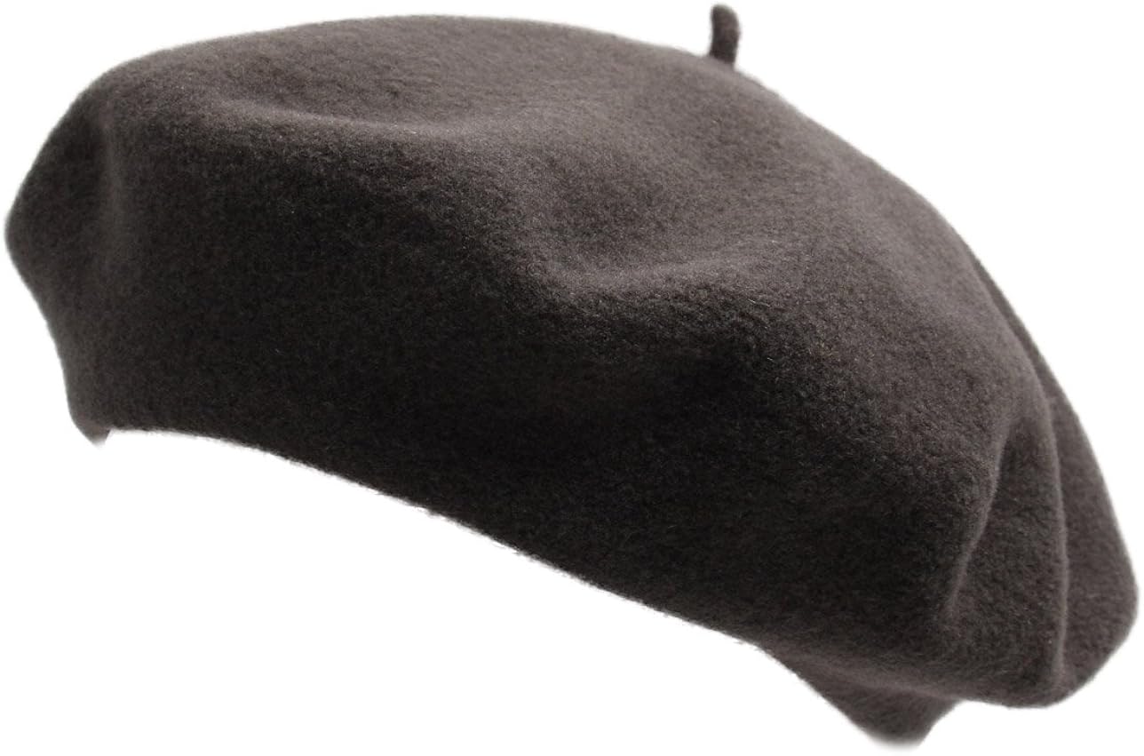 Laulhère Men's Authentique French Beret Basque, Traditional Green