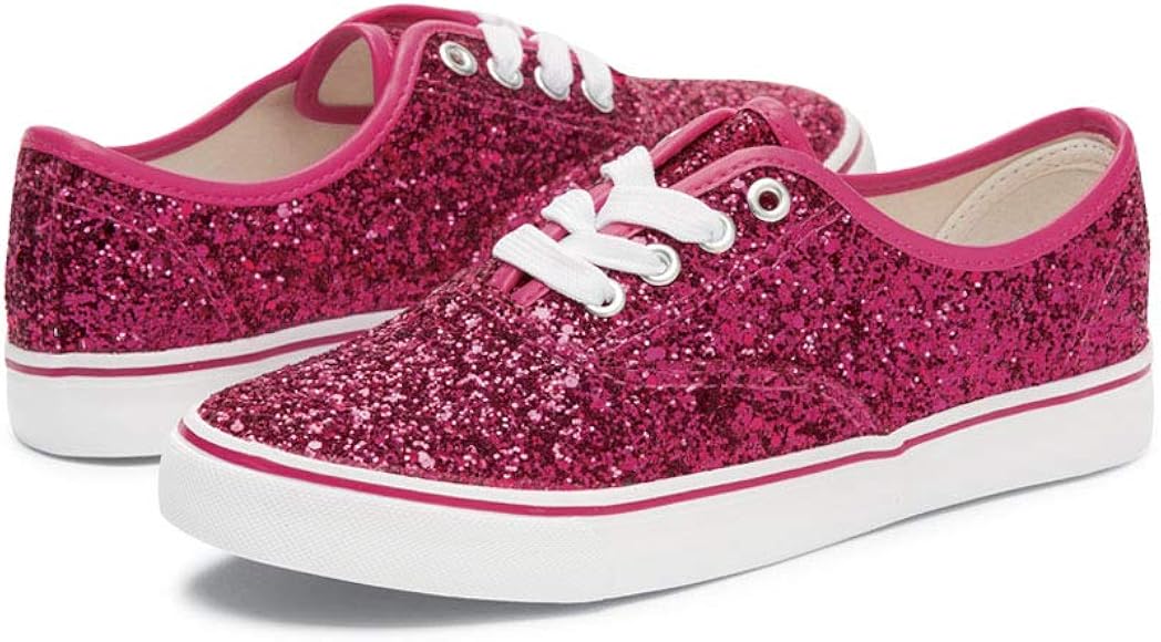 amazon red glitter shoes