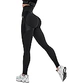 Bona Fide Butt Lifting Leggings for Women - Scrunch Butt Leggings High Waisted Tummy Control - Gym Workout Yoga Pants