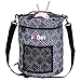 ArtBin 6804SA Yarn Drum, Portable Knitting & Crochet Storage, [1] Poly Canvas Tote Bag, Gray Print