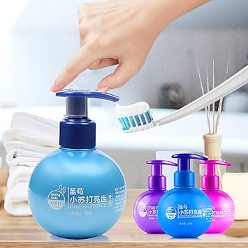 Karymi Whitening Toothpaste Stain Removal Whitening Toothpaste Fight Bleeding Gums Deep Clean Toothpaste For Sensitive Teeth77 Oz Blue