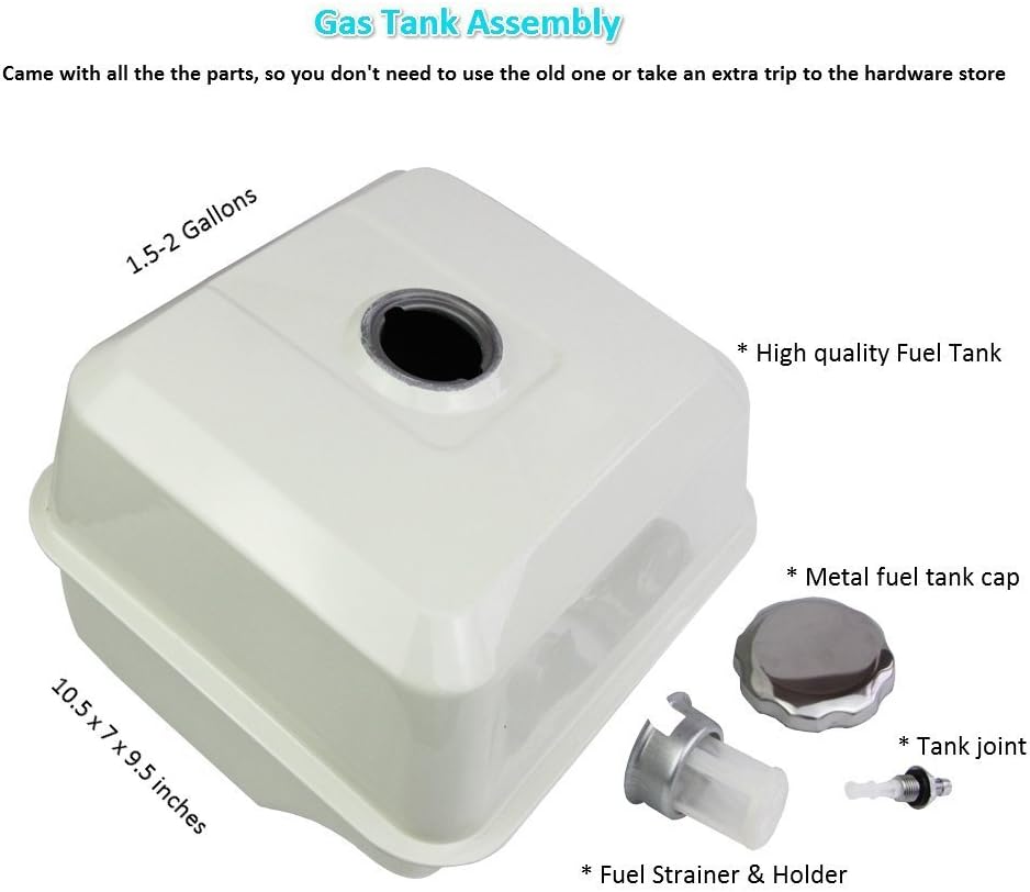 FDJ Replacement Honda GX240 Fuel Tank Assembly for Honda 8HP Engines Gas Tank: Automotive