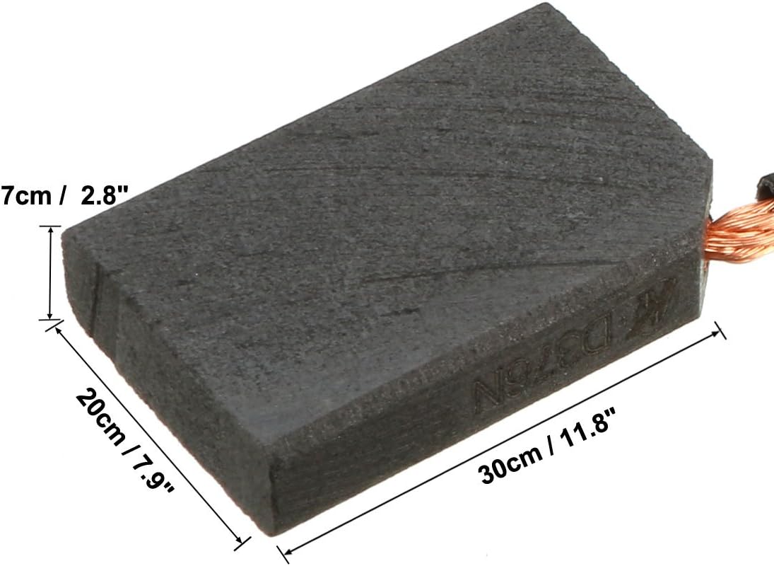 sourcing map Carbon Brushes,30mmx20mmx7mm Graphite for Electric Motor,Power Tool,Replacement Parts - Image 3