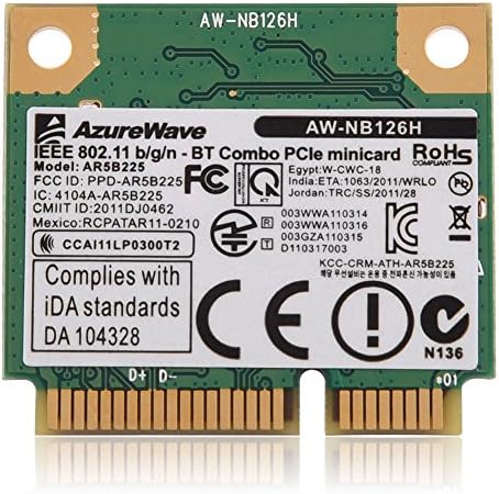 Pci E Wifi Kort Richer R 2 4 Ghz Wifi 2 I 1 Tradlost Mini Pci E Wlan Kort 802 11b G N Kraftfull Wlan Adapter For Pc Barbar Dator Dell Asus Toshiba Benq Etc Amazon Se Electronics