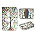 Fintie Business Card Holder Case, Premium Vegan Leather Folio RFID Blocking Credit Cards ID Card Wallet Organizer with Magnetic Closure, Love Tree
