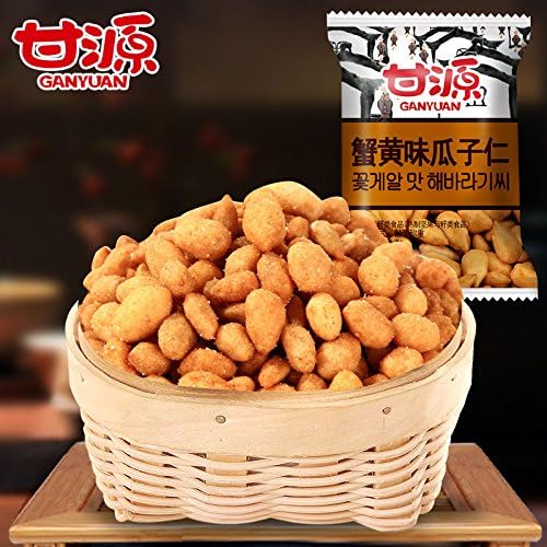 Chinese Food Snacks GanYuan Crab Flavor Melon Seeds 285g1bag 甘源牌 蟹黄瓜子仁285g1炒货
