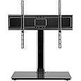 XINLEI Universal Swivel TV Stand Base Table Top TV Stand for 32-75 Inch TVs 60 Degree Swivel, 12 Height Adjustable Monitor Mount Stand, Max VESA 600x400mm,Holds up to 99lbs TS204