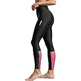 WIXEN Women’s Thermal Cycling Tights 4D Padded Fleece Lined Bike Pants, Windproof Winter Cycling Leggings with Back Pocket