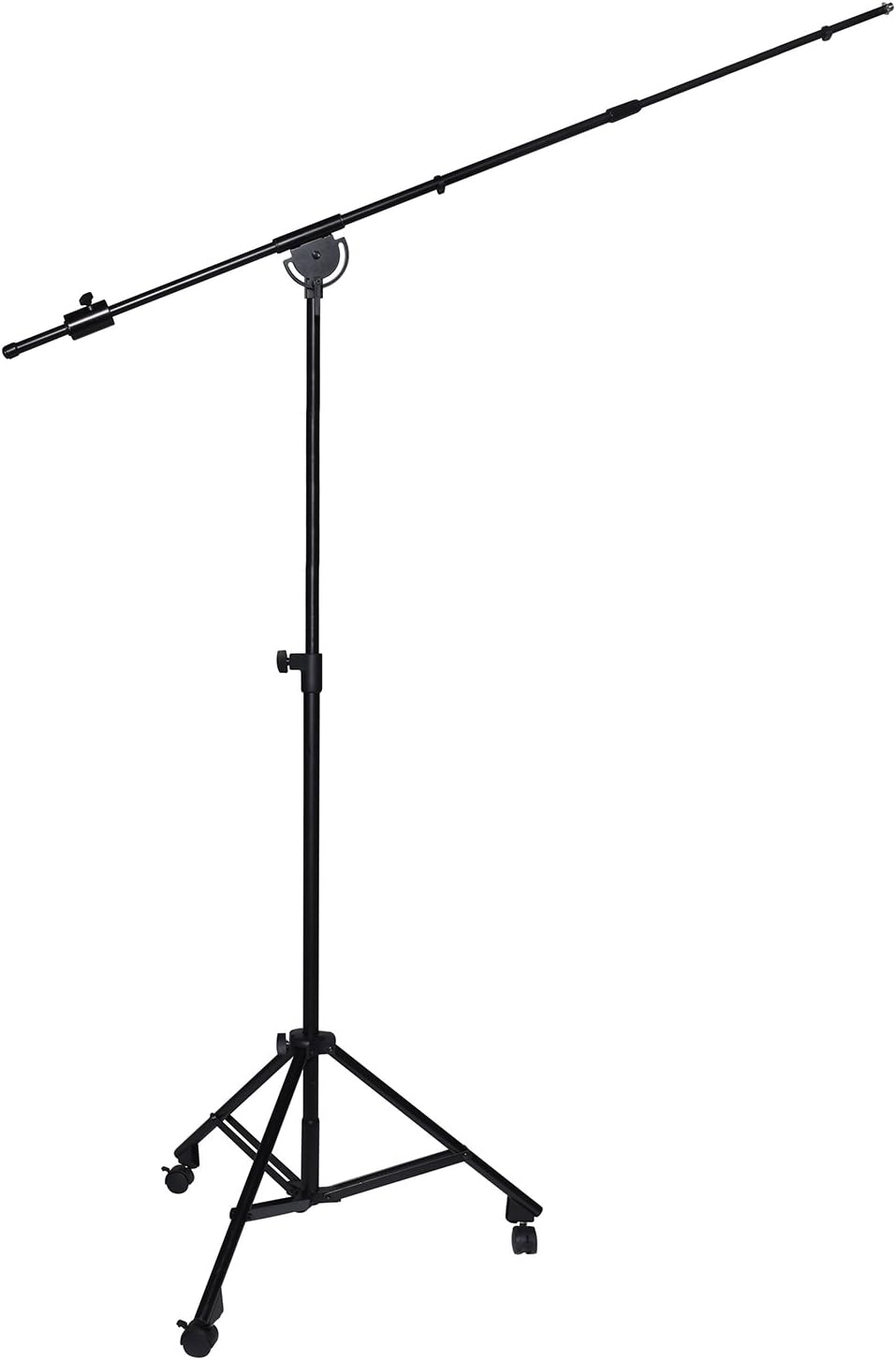 LyxPro SMT2 Professional Microphone Stand Heavy Duty 90” Studio Overhead Boom Stand