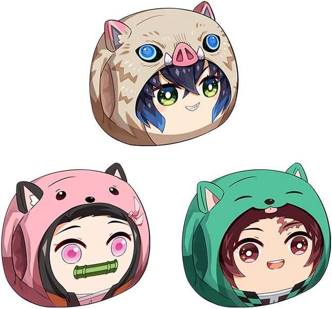 鬼滅の刃 嘴平 伊之助 きめつのやいば はしびら いのすけ お昼寝枕 抱き枕 ぬいぐるみ枕