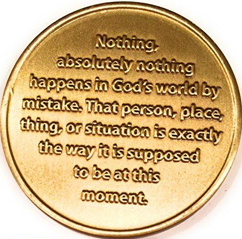 Acceptance Is The Answer Beach Sunrise Bronze AA Medallion Chip Page 449 417