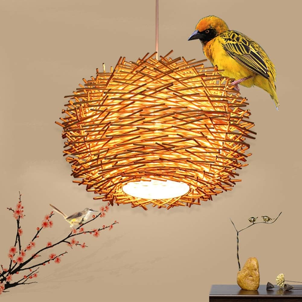 LIGHTS FACTORY Unique Hand Made Birds Nest ceiling lamp shade Twisted